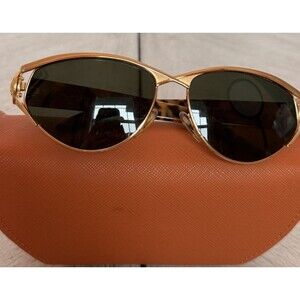 Laura Biagiotti LB 718/S Designer Sunglasses Tortoise Shell Gold Tone Italy
